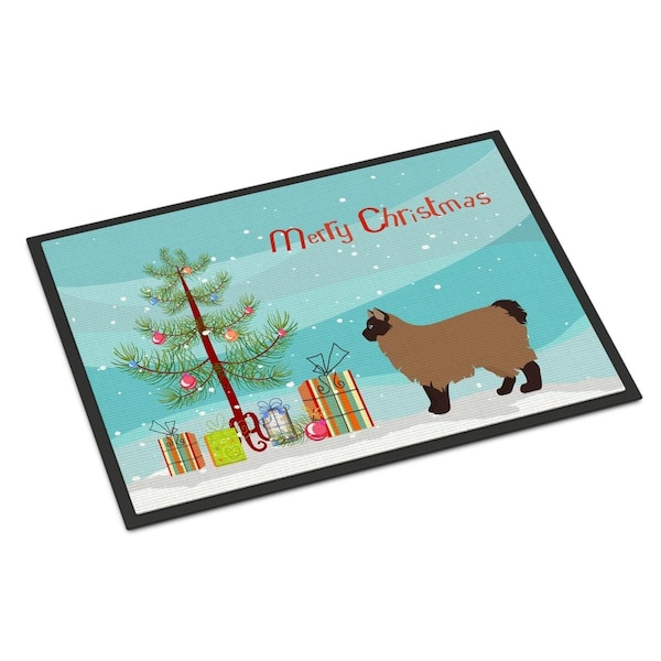 Carolines Treasures 18 x 27 in. Owyhee Bob No.2 Cat Merry Christmas Indoor or Outdoor Mat CK4676MAT - main